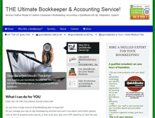 Tablet Screenshot of bookkeeperla.com